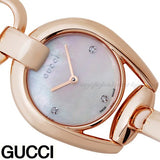 Gucci Horsebit Collection Diamonds Mother of Pearl Dial Rose Gold Steel Strap Watch For Women - YA139508 Authentic Buy Shop Now