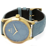 Gucci G Timeless Quartz Blue Dial Blue Leather Strap Watch For Men - YA1264097 Authentic Buy Shop Now