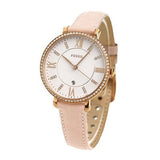Fossil Jacqueline White Dial Pink Leather Strap Watch for Women - ES4303 Authentic Buy Shop Now