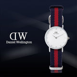 Daniel Wellington Classy Oxford White Dial Two Tone Nylon Strap Watch For Women - DW00100072 Authentic Buy Shop Now