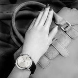Calvin Klein Minimal Silver Dial Brown Leather Strap Watch for Men - K3M221G6 Authentic Buy Shop Now