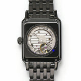 Emporio Armani Meccanico Black Dial Black Steel Strap Watch For Men - AR60058 Authentic Buy Shop Now