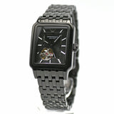 Emporio Armani Meccanico Black Dial Black Steel Strap Watch For Men - AR60058 Authentic Buy Shop Now