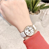 Marc Jacobs Roxy White Dial White Leather Strap Watch for Women - MJ1607 Authentic Buy Shop Now