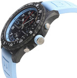 Breitling Endurance Pro Black Dial Light Blue Rubber Strap Watch for Men - X82310281B1S1 Authentic Buy Shop Now
