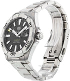 Tag Heuer Aquaracer Automatic Caliber 5 Black Dial Silver Steel Strap Watch for Men - WBD2110.BA0928 Authentic Buy Shop Now