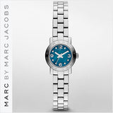 Marc Jacobs Amy Blue Dial Silver Steel Strap Watch for Women - MBM3274 Authentic Buy Shop Now