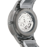 Emporio Armani Renato Automatic Blue Dial Grey Steel Strap Watch For Men - AR60056 Authentic Buy Shop Now