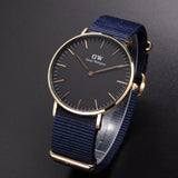 Daniel Wellington Classic Bayswater Black Dial Black NATO Strap Watch For Women - DW00100281 Authentic Buy Shop Now