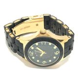 Marc Jacobs Pelly Black Dial Black Silicone Strap Watch for Women - MBM2540 Authentic Buy Shop Now