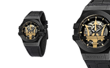 Maserati Potenza Skeleton Limited Edition Black Dial Black Leather Strap Watch For Men - R8821108027 Authentic Buy Shop Now