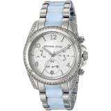 Michael Kors Blair Silver Dial Two Tone Steel Strap Watch for Women - MK6137 Authentic Buy Shop Now