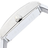 Calvin Klein Window White Dial White Leather Strap Watch for Men - K2M21120 Authentic Buy Shop Now