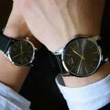Calvin Klein City Black Dial Black Leather Strap Watch For Women - K2G23107 Authentic Buy Shop Now