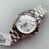 Michael Kors Bradshaw Silver Dial Silver Steel Strap Watch for Men - MK5535 Authentic Buy Shop Now