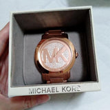 Michael Kors Runway Rose Gold Dial Rose Gold Steel Strap Watch For Women - MK5853 Authentic Buy Shop Now
