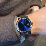 Burberry The City Blue Dial Silver Steel Strap Watch for Men - BU9031 Authentic Buy Shop Now
