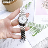 Tissot Ballade Powermatic 80 Automatic Mother of Pearl Dial Silver Steel Strap Watch For Women - T108.208.11.117.00 Authentic Buy Shop Now