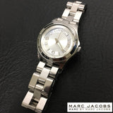 Marc Jacobs Baby Dave Silver Dial Silver Steel Strap Watch for Women - MBM3234 Authentic Buy Shop Now