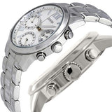 Guess Mini Sunrise Silver Dial Silver Steel Strap Watch For Women - W0448L1 Authentic Buy Shop Now