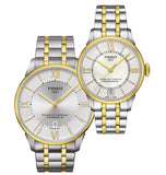 Tissot Chemin Des Tourelles Powermatic 80 Silver Dial Two Tone Steel Strap Watch For Men - T099.407.22.038.00 Authentic Buy Shop Now
