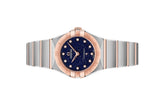 Omega Constellation Quartz Diamonds Blue Dial Two Tone Steel Strap Watch for Women - 131.20.25.60.53.002 Authentic Buy Shop Now