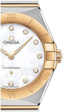 Omega Constellation Manhattan Mother of Pearl Dial Two Tone Steel Strap Watch for Women - 131.20.28.60.55.002 Authentic Buy Shop Now