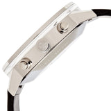 Calvin Klein Post Minimal Chronograph Black Dial Black Leather Strap Watch for Men - K7627107 Authentic Buy Shop Now