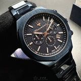 Maserati Stile Chronograph Blue Dial Blue Steel Strap Watch For Men - R8873642008 Authentic Buy Shop Now