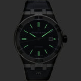 Maurice Lacroix Aikon Date Automatic Black Dial Black Leather Strap Watch For Men - AI6008-SS001-330-1 Authentic Buy Shop Now