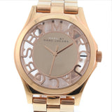 Marc Jacobs Henry Rose Gold Dial Rose Gold Steel Strap Watch for Women - MBM3207 Authentic Buy Shop Now