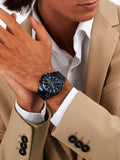 Maserati SFIDA Chronograph Blue Dial Blue Steel Strap Watch For Men - R8873640023 Authentic Buy Shop Now