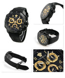 Versace Dylos Chronograph Black Dial Black Rubber Strap Watch for Men - VQC020015 Authentic Buy Shop Now
