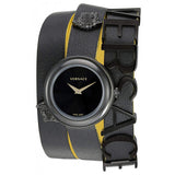Versace V-Flare Quartz Black Dial Black Leather Strap Watch for Women - VEBN00518 Authentic Buy Shop Now