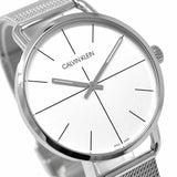 Calvin Klein Even Quartz White Dial Silver Steel Strap Watch for Women - K7B21126 Authentic Buy Shop Now