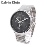Calvin Klein High Noon Chronograph Black Dial Silver Mesh Bracelet Watch for Men - K8M27121 Authentic Buy Shop Now
