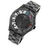 Marc Jacobs Henry Skeleton Black Dial Black Steel Strap Watch for Women - MBM3265 Authentic Buy Shop Now