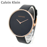 Calvin Klein Full Moon Black Dial Black Leather Strap Watch for Women - K8Y236C1 Authentic Buy Shop Now