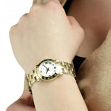 Marc Jacobs Mini Amy White Dial Gold Steel Strap Watch for Women - MBM3057 Authentic Buy Shop Now
