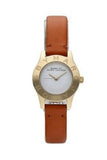 Marc Jacobs Mini Blade White Dial Brown Leather Strap Watch for Women - MBM1219 Authentic Buy Shop Now