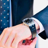 Maurice Lacroix Aikon Date Automatic Black Dial Black Leather Strap Watch For Men - AI6008-SS001-330-1 Authentic Buy Shop Now