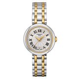 Tissot Bellissima Small Lady Mother of Pearl Dial Two Tone Steel Strap Watch For Women - T126.010.22.013.00 Authentic Buy Shop Now