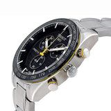 Tissot PRS 516 Chronograph Black Dial Silver Steel Strap Watch For Men - T100.417.11.051.00 Authentic Buy Shop Now