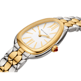 Bvlgari Serpenti Seduttori Quartz Silver Dial Silver Steel Strap Watch for Women - SERPENTI103144 Authentic Buy Shop Now