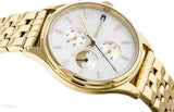 Tommy Hilfiger Whitney Chronograph Quartz Mother of Pearl White Dial Gold Steel Strap Watch For Women - 1782121 Authentic Buy Shop Now