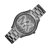 Michael Kors Slim Runway Black Dial Black Steel Strap Watch for Women - MK3589 Authentic Buy Shop Now