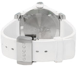 Gucci Dive Quartz White Dial White Rubber Strap Watch For Men - YA136337 Authentic Buy Shop Now