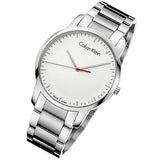 Calvin Klein City Quartz White Dial Silver Steel Strap Watch for Men - K2G2G1Z6 Authentic Buy Shop Now