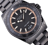 Gucci Dive Quartz Black Dial Black Steel Strap Watch For Men - YA136213 Authentic Buy Shop Now