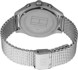 Tommy Hilfiger Gavin Chronograph Quartz Grey Dial Silver Mesh Bracelet Watch for Men - 1791466 Authentic Buy Shop Now
